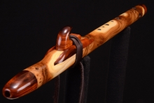 Russian Olive Native American Flute, Hitzaz, Mid A-4, #G15D